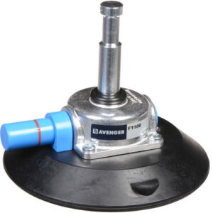 6″ Suction Cup Mount (Blue) with 5/8 Baby Pin and Cover