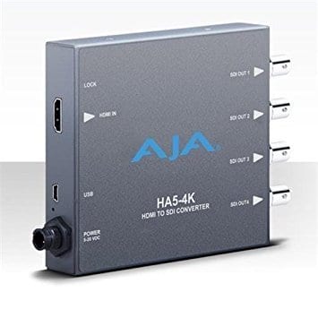 AJA HA5-4K HDMI to SDI 4K Mini Converter