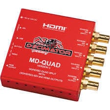 Decimator MD-QUAD 3G/HD/SD Quad Split Multiviewer