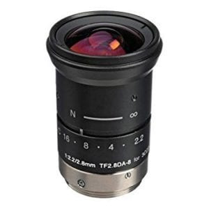 Fujinon 2.8mm F2.2 TF2.8DA-8 1/3″ CCD Fixed Lens (C Mount)