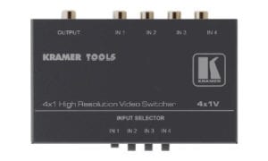 Kramer Tools 4×1 High Resolution Video Switcher