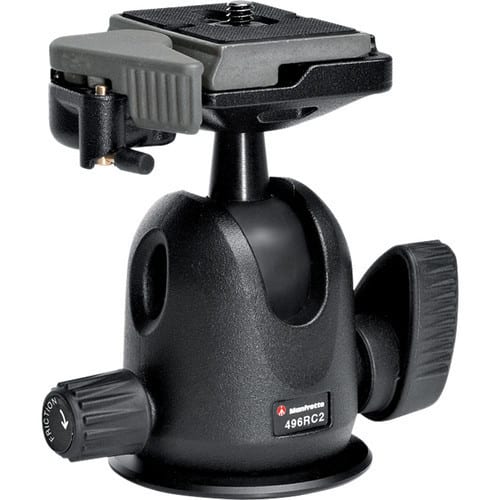 Manfrotto 496RC2 Compact Ball Head with RC2 Quick Release