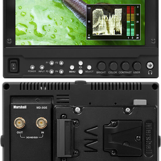 Marshall 7″ V-LCD70P Broadcast Monitor (HDMI)