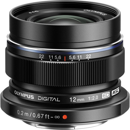 Olympus M.Zuiko 12mm F2.0 Micro Four Thirds Lens (MFT Mount)