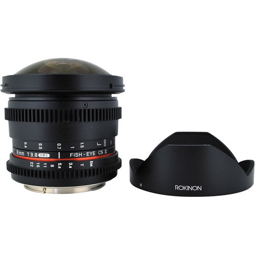 Rokinon 8mm T3.8 Fisheye EF Lens (EF Mount)