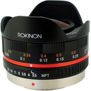 Rokinon 7.5mm F3.5 Fisheye Micro Four Thirds Lens (MFT Mount)