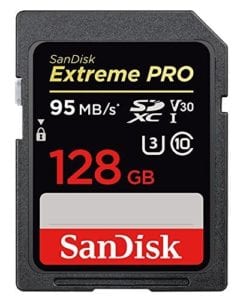 SanDisk 128GB Extreme Pro SD Card