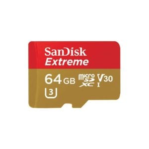 Sandisk 64GB Extreme Micro SDXC U3 Class 10 Card