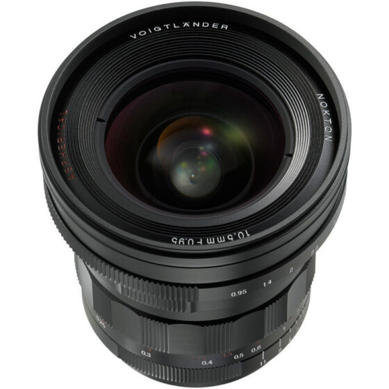 Voigtlander Nokton 10.5mm F0.95 Micro Four Thirds Lens (MFT Mount)