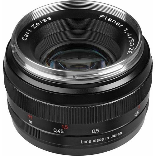 Zeiss 50mm F1.4 ZE Planar T Manual Focus Lens (EF Mount)