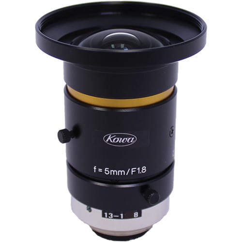 Kowa 5mm F1.8 2/3″ Fixed Lens (C Mount)