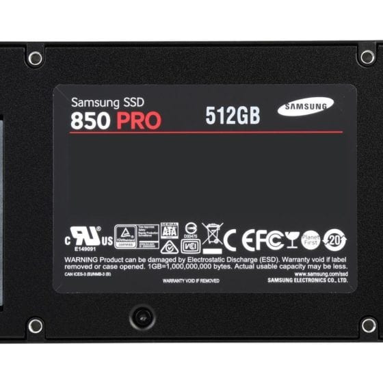Samsung 850 Pro 512GB SSD