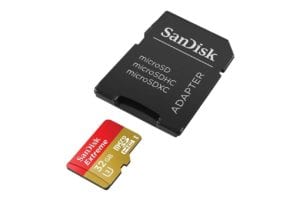 Sandisk 32GB Extreme Class 10 U3 SDHC Card with Adapter