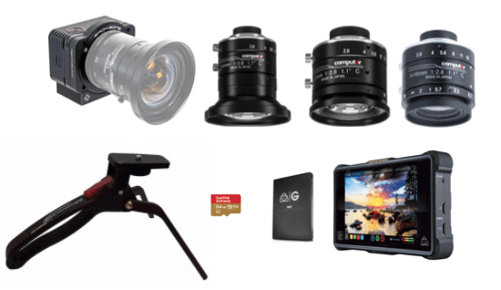 C-Mount Modified Sony RX0 3 Lens & Atomos Shogun Inferno 4k Recorder Package