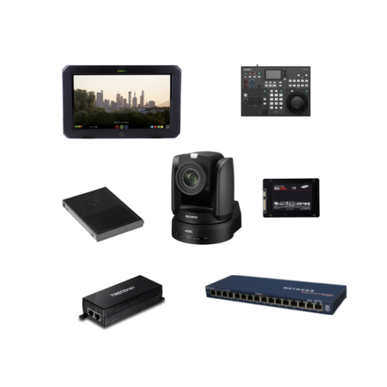 Sony BRC-X1000 4K PTZ Camera / Atomos Sumo Recorder Package
