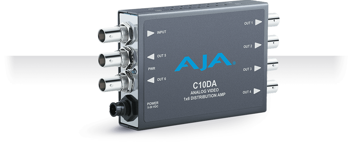 AJA C10DA Analog Video 1×6 Distribution Amp
