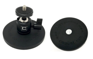 C Mount  3.5″ 75lbs 1/4-20 Magnet Mount
