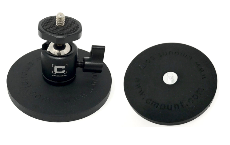 C Mount  3.5″ 75lbs 1/4-20 Magnet Mount