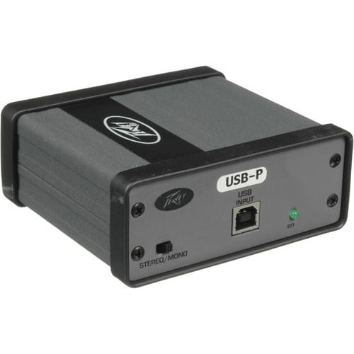 Peavey USB-P to USB “Direct Box” Output Computer Audio to PA System