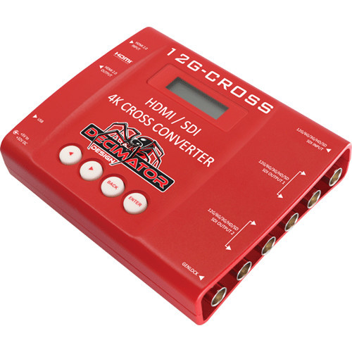 Decimator 12G-Cross 4K HDMI/SDI Cross Converter