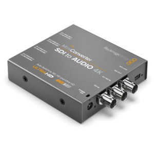 Blackmagic Design Mini Converter SDI to Audio 4K 4 Channel Analog Audio De-Embeder